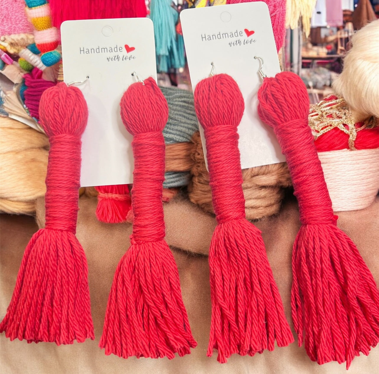 LYBBG Handmade Earrings. A Variety of Tassel and Distressed Earrings!